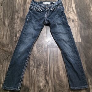 BKE Straight Leg Jeans in Dark Blue Wash